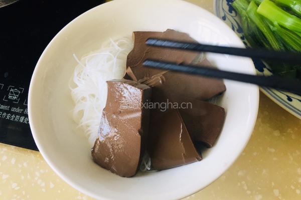 鸭血蒸粉丝的做法图解6