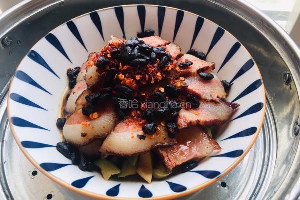 萝卜干蒸腊肉的做法图解9