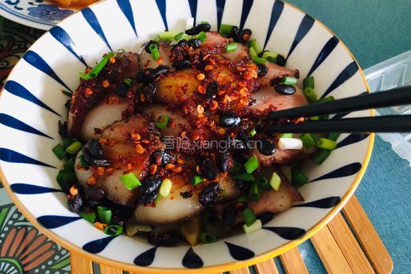 萝卜干蒸腊肉的做法图解12