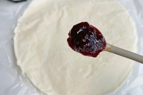 树莓酱手抓饼的做法图解2