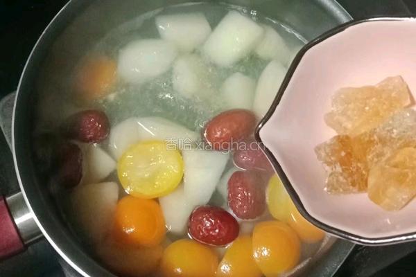 雪梨金桔糖水的做法图解9