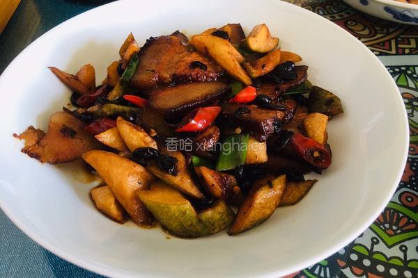 萝卜干炒腊肉的做法图解10