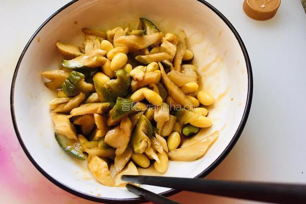 黄豆萝卜干蒸腊肉的做法图解3