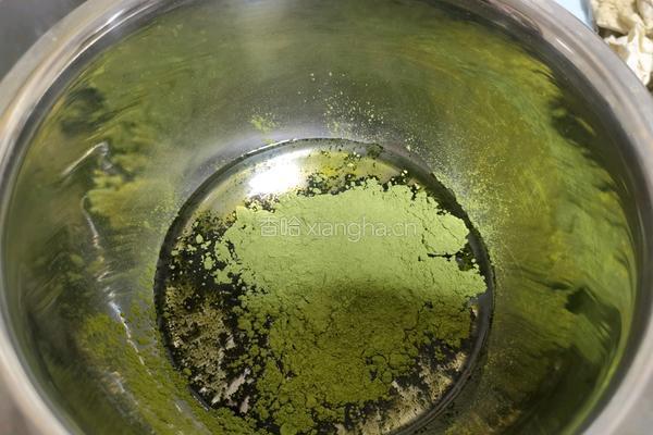 抹茶果浆三明治蛋糕 的做法图解2