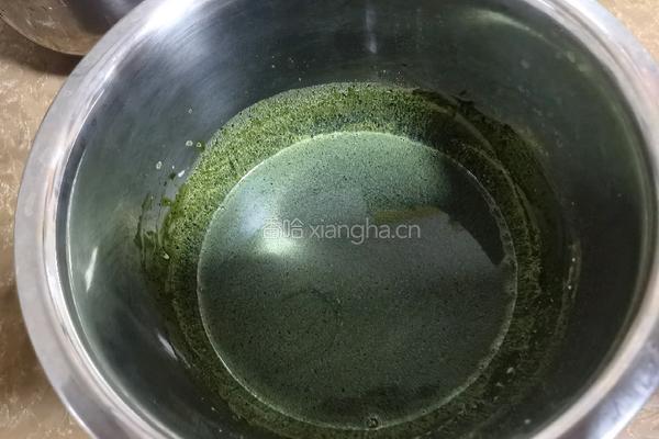 抹茶果浆三明治蛋糕 的做法图解4