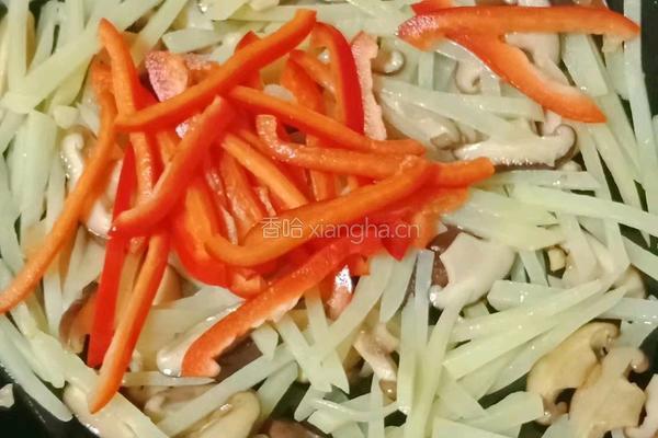 土豆香菇拌芝士面的做法图解11