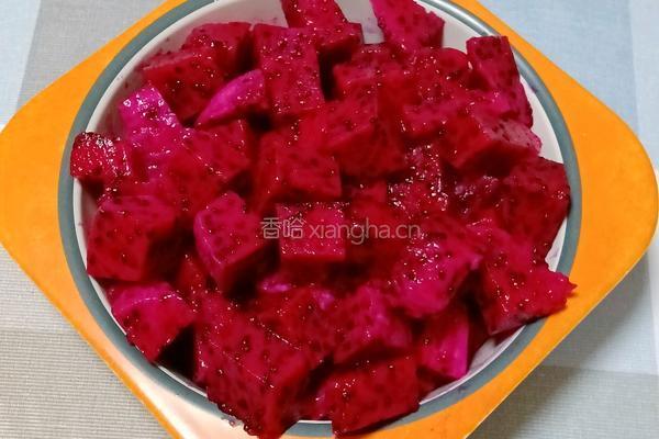 火龙果蜜豆西米露的做法图解8
