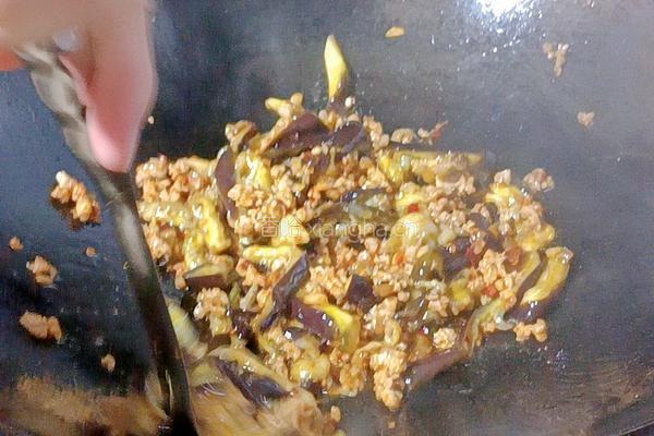 肉沫茄子的做法图解10