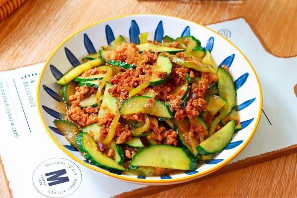 酱香肉末黄瓜的做法图解14