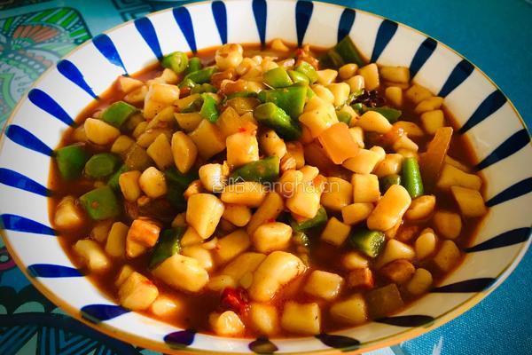 鸡肉炒疙瘩的做法图解14
