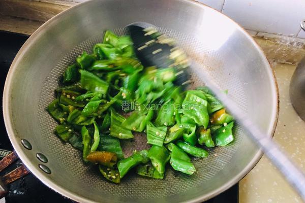 豆豉烧青椒的做法图解6