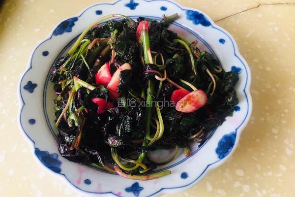 清炒红苋菜的做法图解7