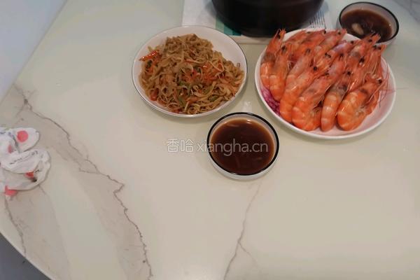快手菜 白灼大虾董老师的业绩有我一份贡献的做法图解4