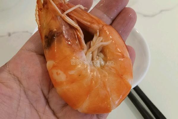 快手菜 白灼大虾董老师的业绩有我一份贡献的做法图解5