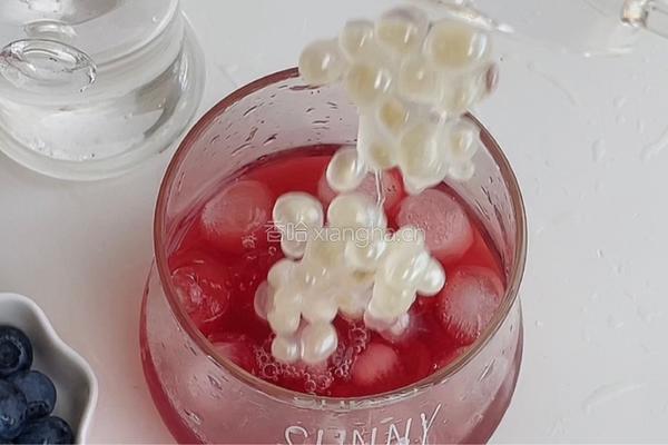 酸甜蓝莓饮的做法图解4