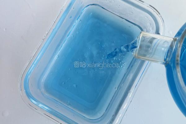 蝶豆花冻撞豆乳的做法图解6
