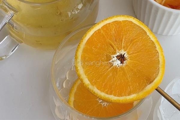 橙子菊花冰饮的做法图解6