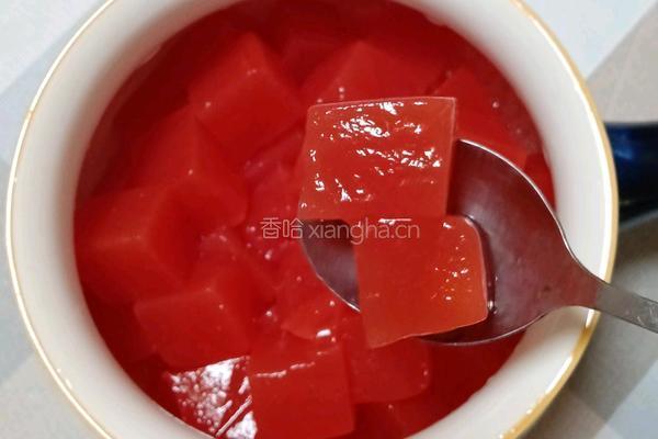 西瓜冰粉西米露的做法图解14