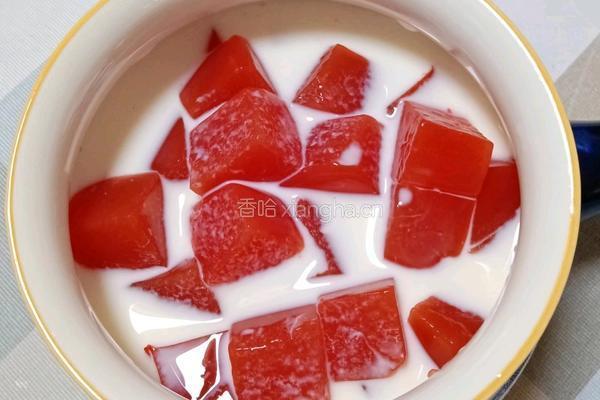 西瓜冰粉西米露的做法图解15