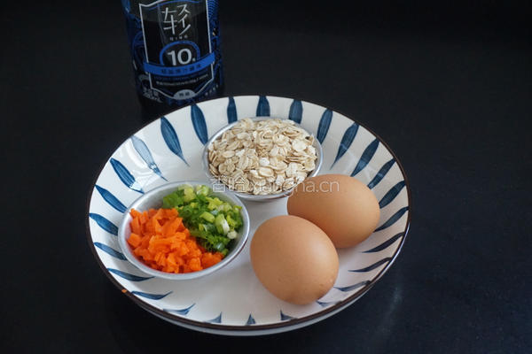燕麦鸡蛋焖饼的做法图解1