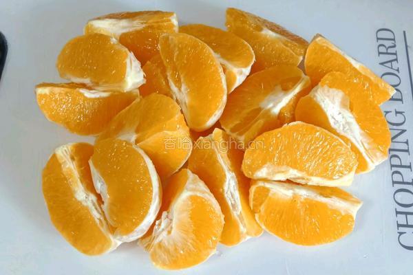 蜜豆香橙冰粉的做法图解1
