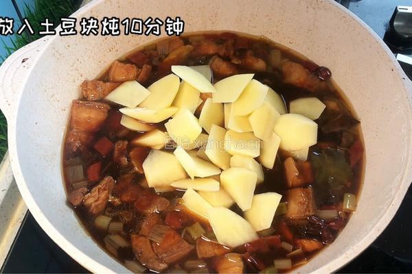 红烧肉炖土豆的做法图解5