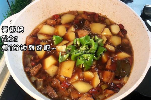 红烧肉炖土豆的做法图解6