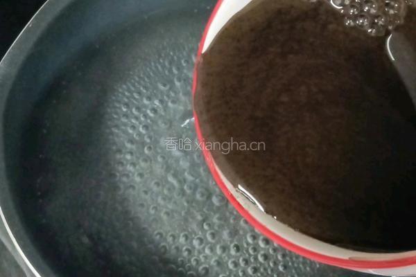牛奶芒果烧仙草的做法图解4