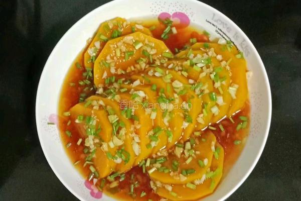 蒜末蒸南瓜的做法图解11