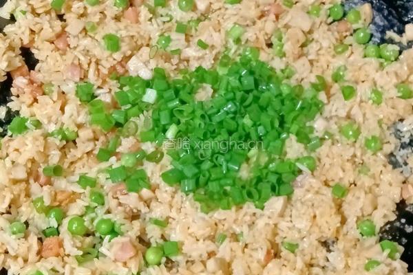 肉丸火腿炒饭的做法图解11