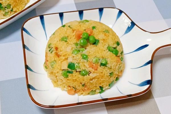 肉丸火腿炒饭的做法图解12
