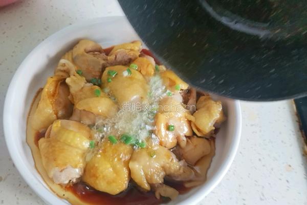 葱油蒸鸡腿的做法图解9