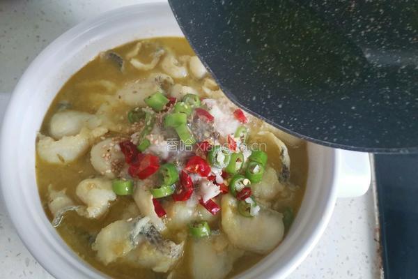 金汤酸菜鱼的做法图解12