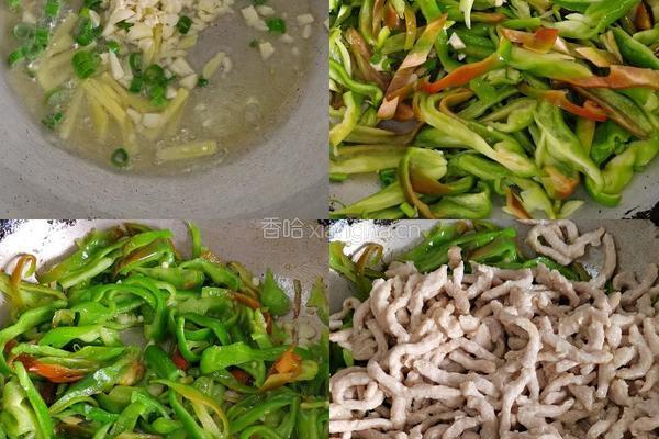 青椒肉丝和饭店一样好吃的做法图解4