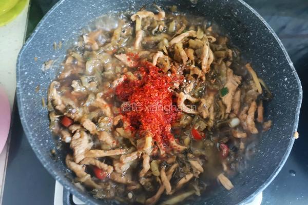 雪菜肉丝面的做法图解7