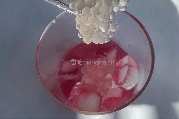 红石榴西米奶露的做法图解7