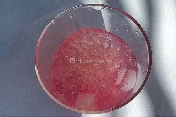 红石榴西米奶露的做法图解8