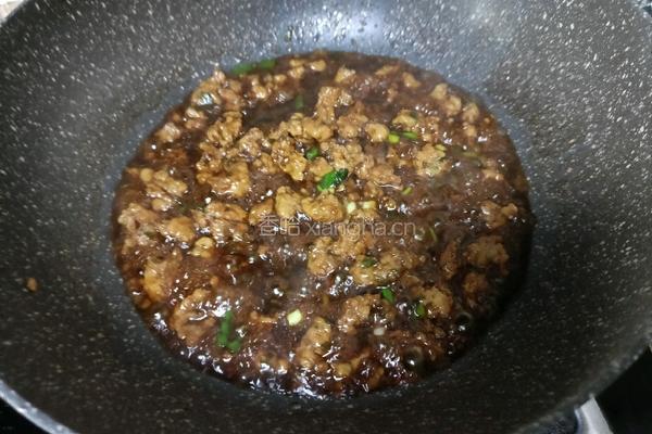 肉沫樱玉豆腐的做法图解8