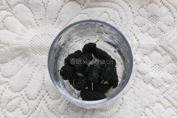 桑葚蔓越莓冰饮的做法图解2