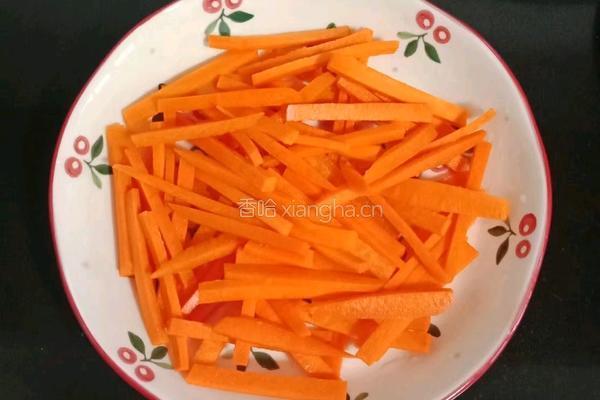 芹菜胡萝卜炒牛肉的做法图解5