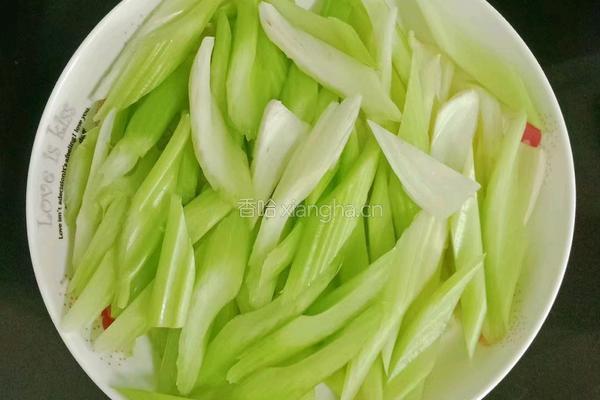 西芹炒肉丝的做法图解8