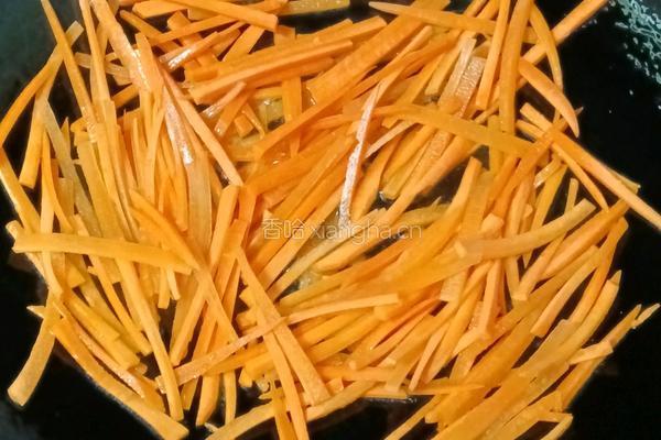 胡萝卜肉丝拌面的做法图解11