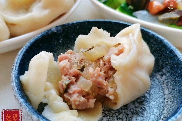 冬瓜猪肉水饺的做法图解8