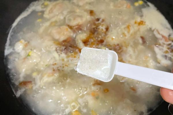 青菜海鲜饺子汤的做法图解7