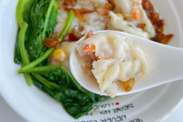 青菜海鲜饺子汤的做法图解11