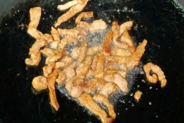 肉丝豆角炒米粉的做法图解9