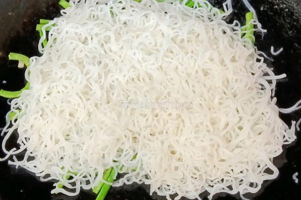 肉丝豆角炒米粉的做法图解13