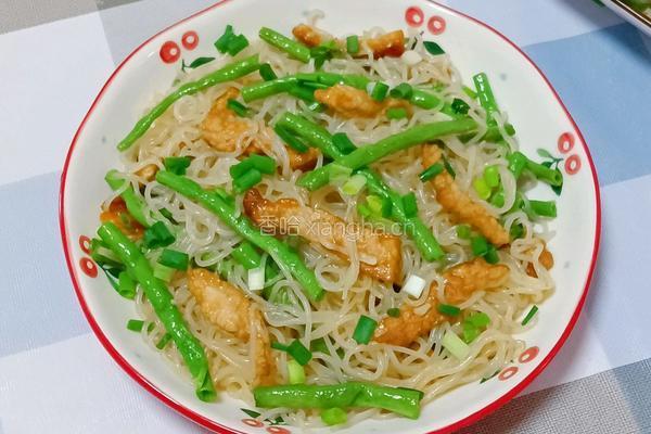 肉丝豆角炒米粉的做法图解18