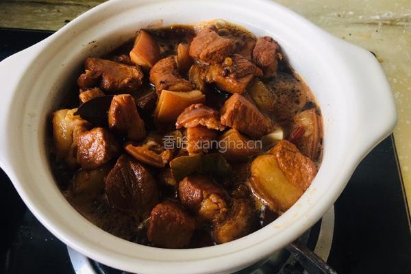 红烧肉炖豆腐的做法图解12