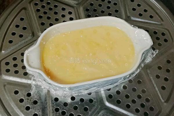 虾仁蒸蛋的做法图解12